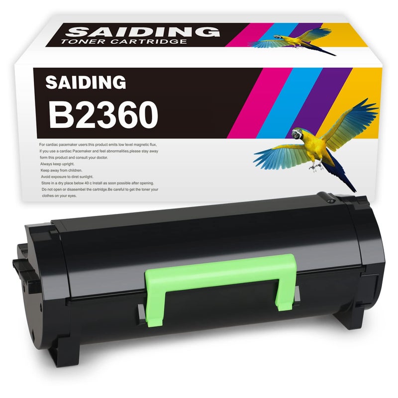 SAIDING Compatible Toner Cartridge Replacement for Dell M11XH B2360 B3460 B3465 Black Toner to Use with B2360d B2360dn B3460dn B3465dn B3465dnf B3465dnf MFP Printer (1 Black) - Image 1